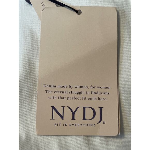 NYDJ Women’s 22 W Stretch White Denim Capri W - Picture 12 of 14
